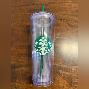 STARBUCKS Venti Clear Reusable Cup